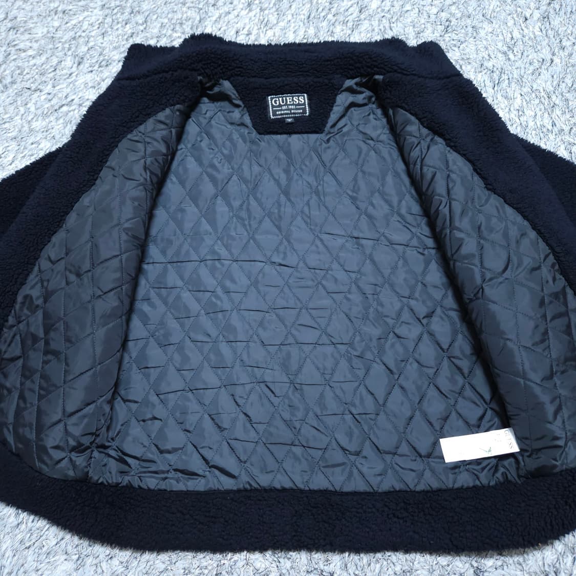 게스Guess) XL 남자 뽀글이 양털점퍼 상품이미지8