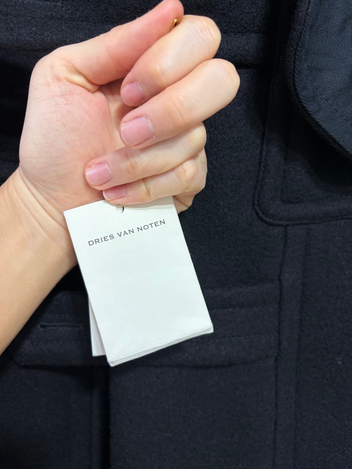 드리스반노튼 남자 밀리터리 피코트 하프코트 M 상품이미지9