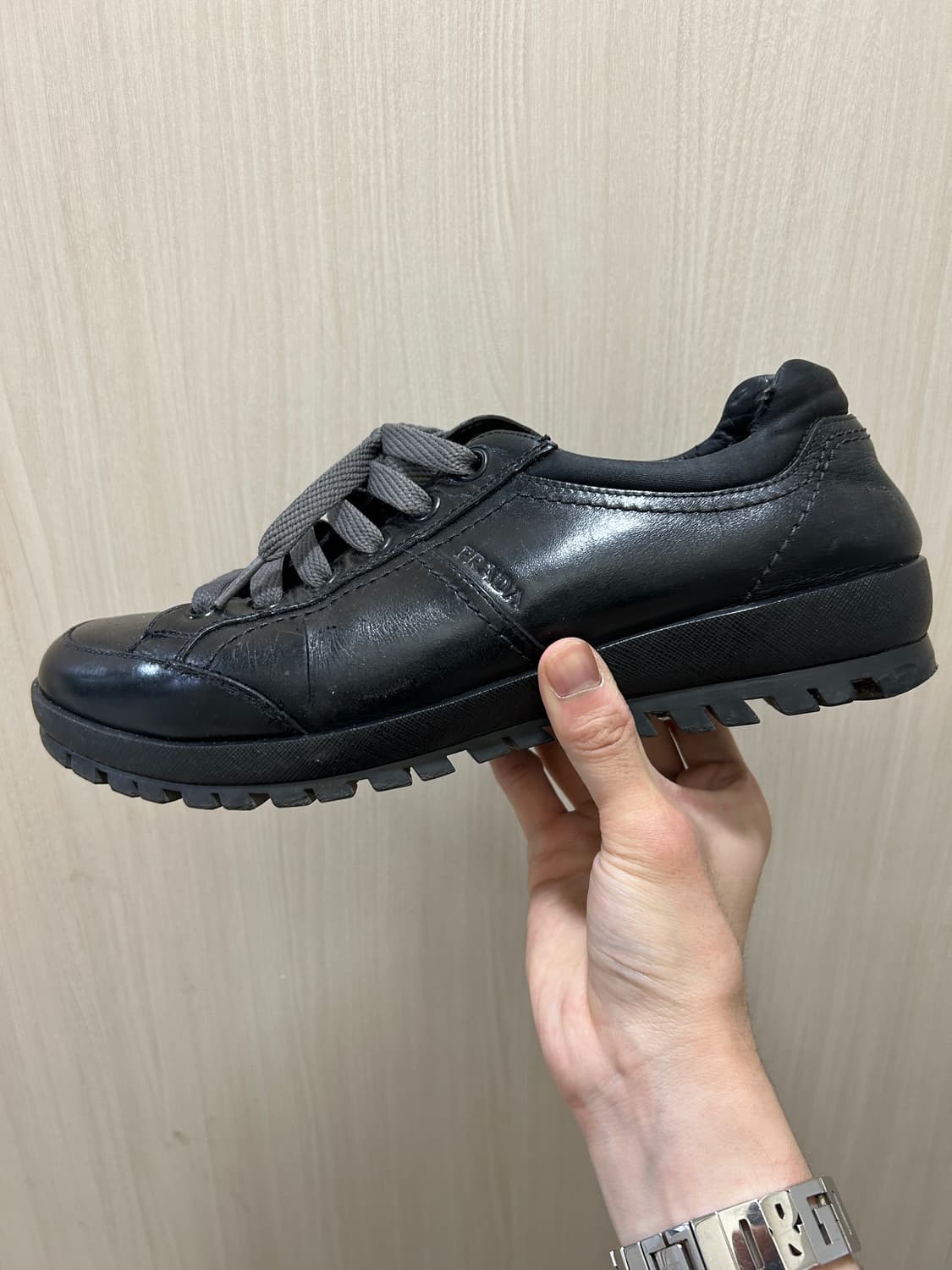 프라다 스포츠 가죽 트래킹화 상품이미지4