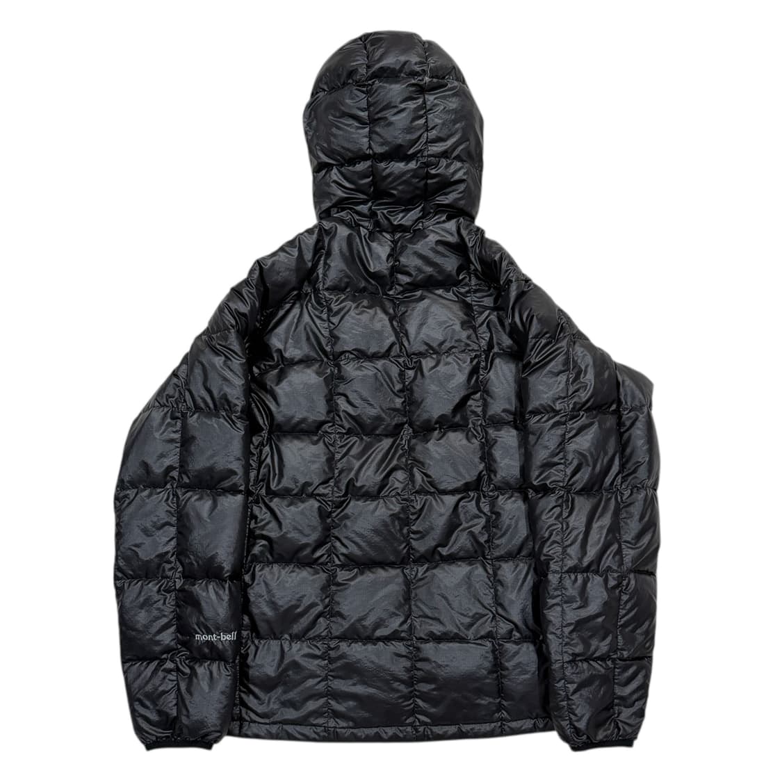 몽벨 빈티지 우먼 나일론 후드 경량패딩 블랙 S 상품이미지3