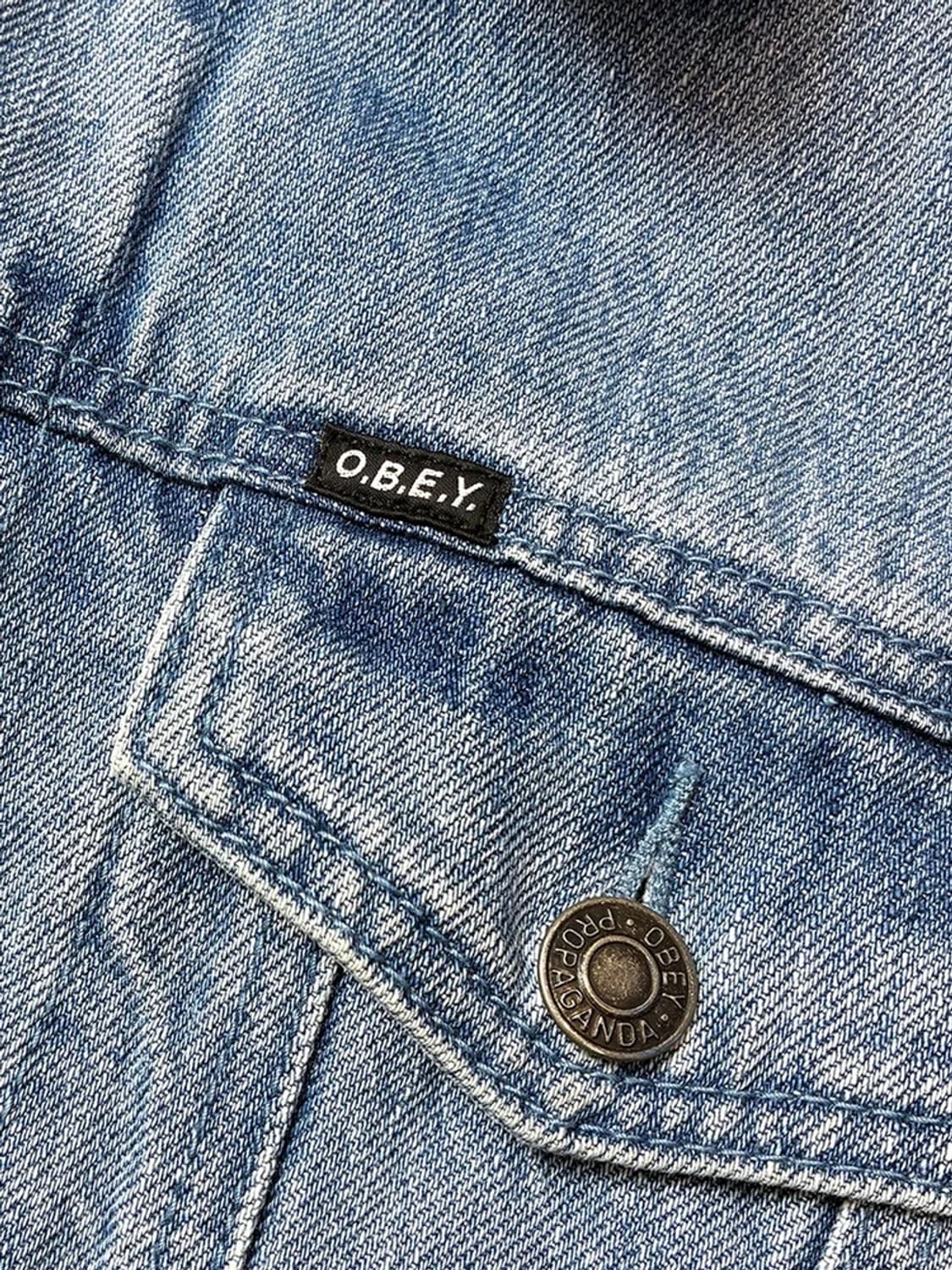 오베이 OBEY 오프 더 체인 데님 트러커 자켓 PN5449 상품이미지7