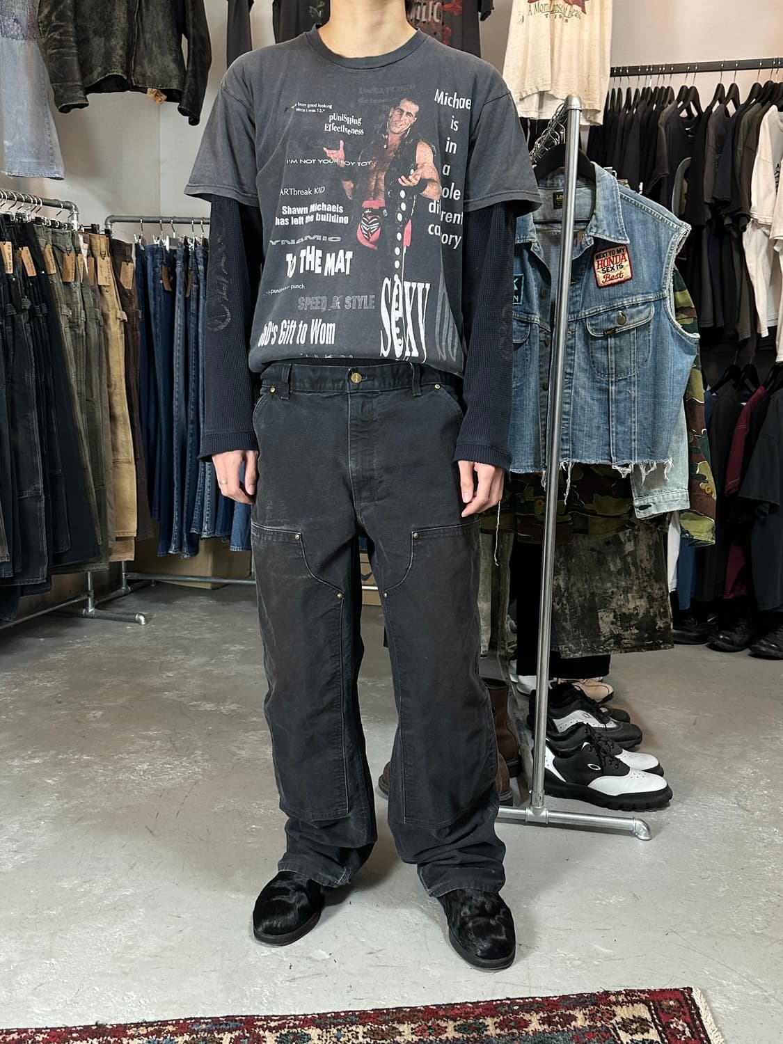 OG USA Made 칼하트 B01 더블니 팬츠 칼하트 썩블니 상품이미지4