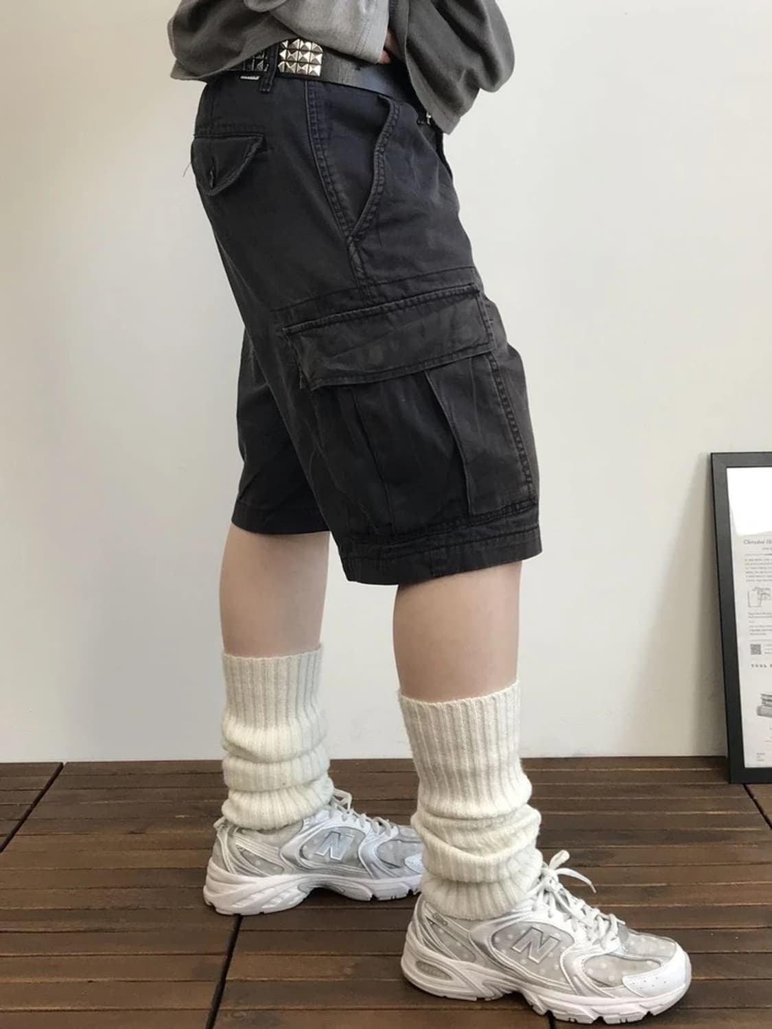 Levis Cargo Shorts Black 상품이미지2