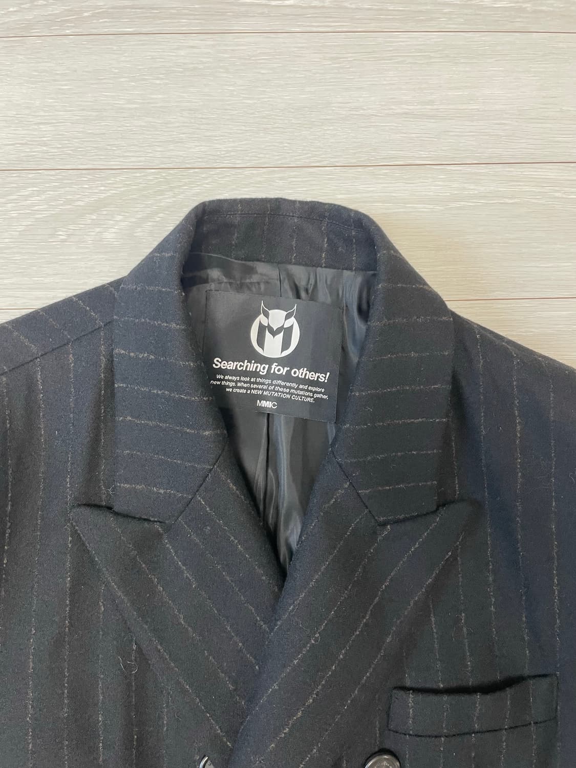 MMIC 3D EMBROIDERED STRIPE FLARE BLAZER 상품이미지4