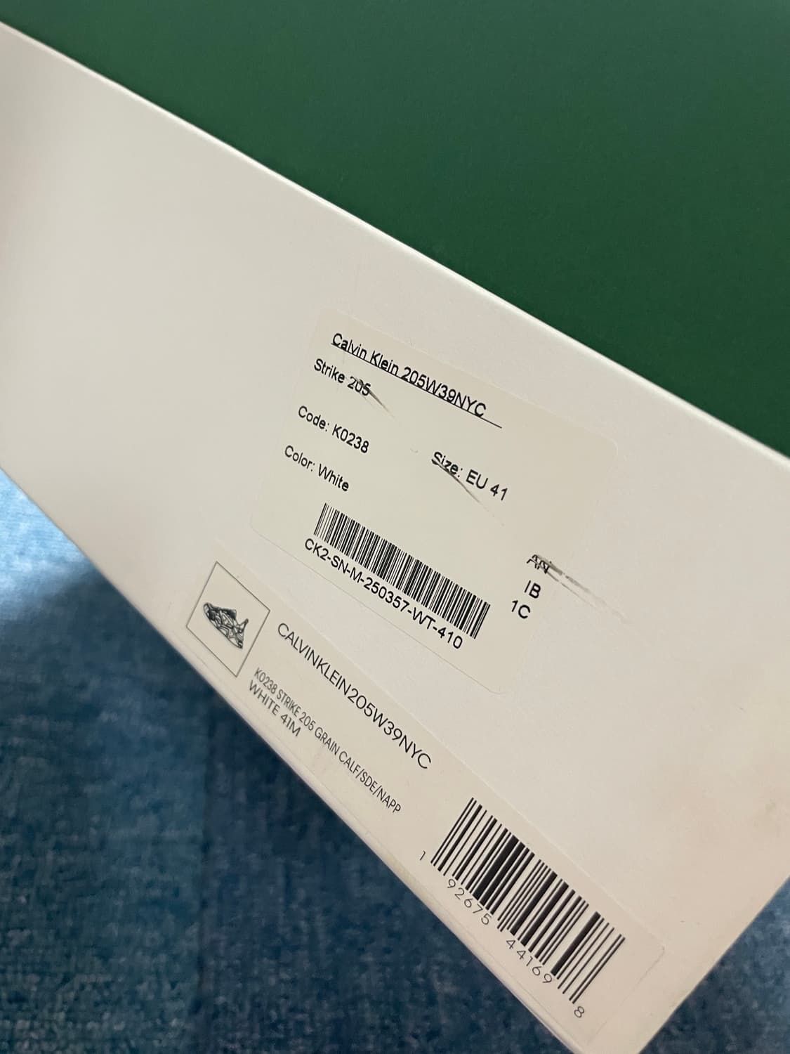 캘빈클라인 x 라프시몬스 스트라이크 205w39nyc 화이트 (41) 상품이미지6