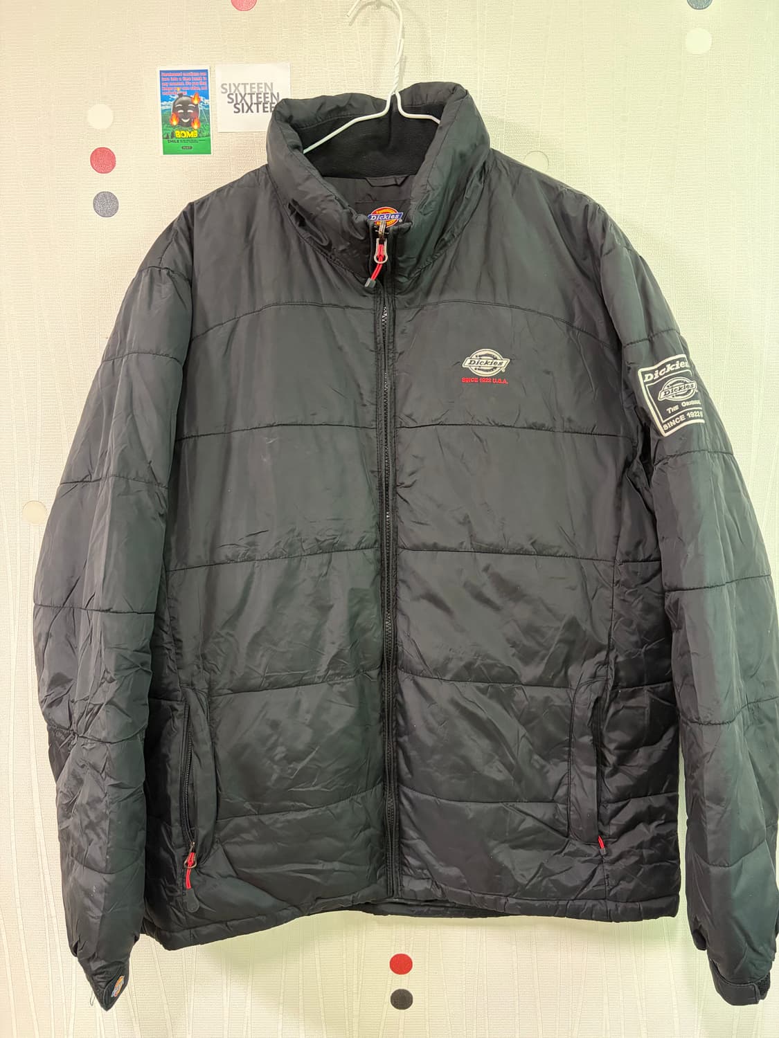 디키즈 블랙 경량패딩 X-LARGE 상품이미지1