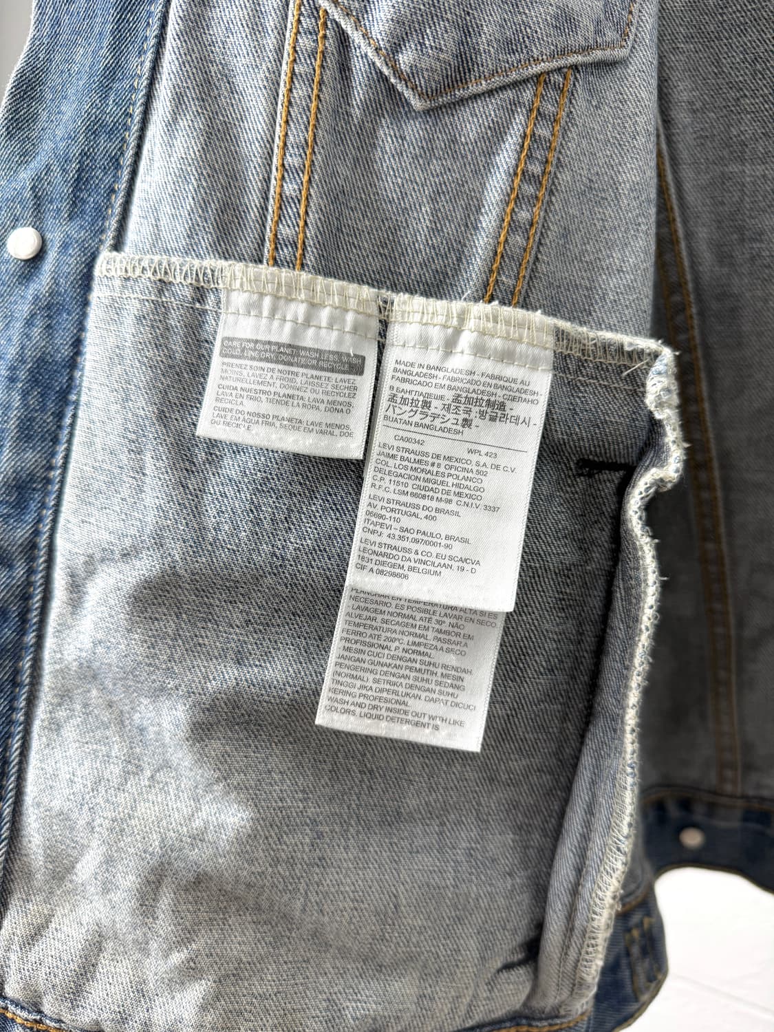 리바이스 데님 트러커 자켓 상품이미지4