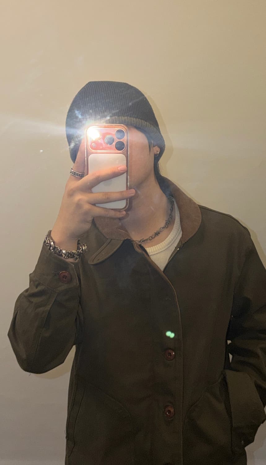 프리즘웍스 코듀로이 카라 워크자켓 상품이미지1