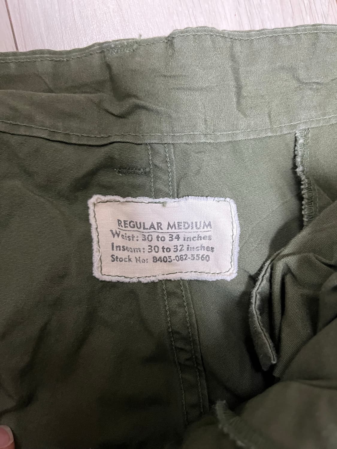 60s 1세대 정글파티그 하의 미듐(Jungle fatigue) 상품이미지2