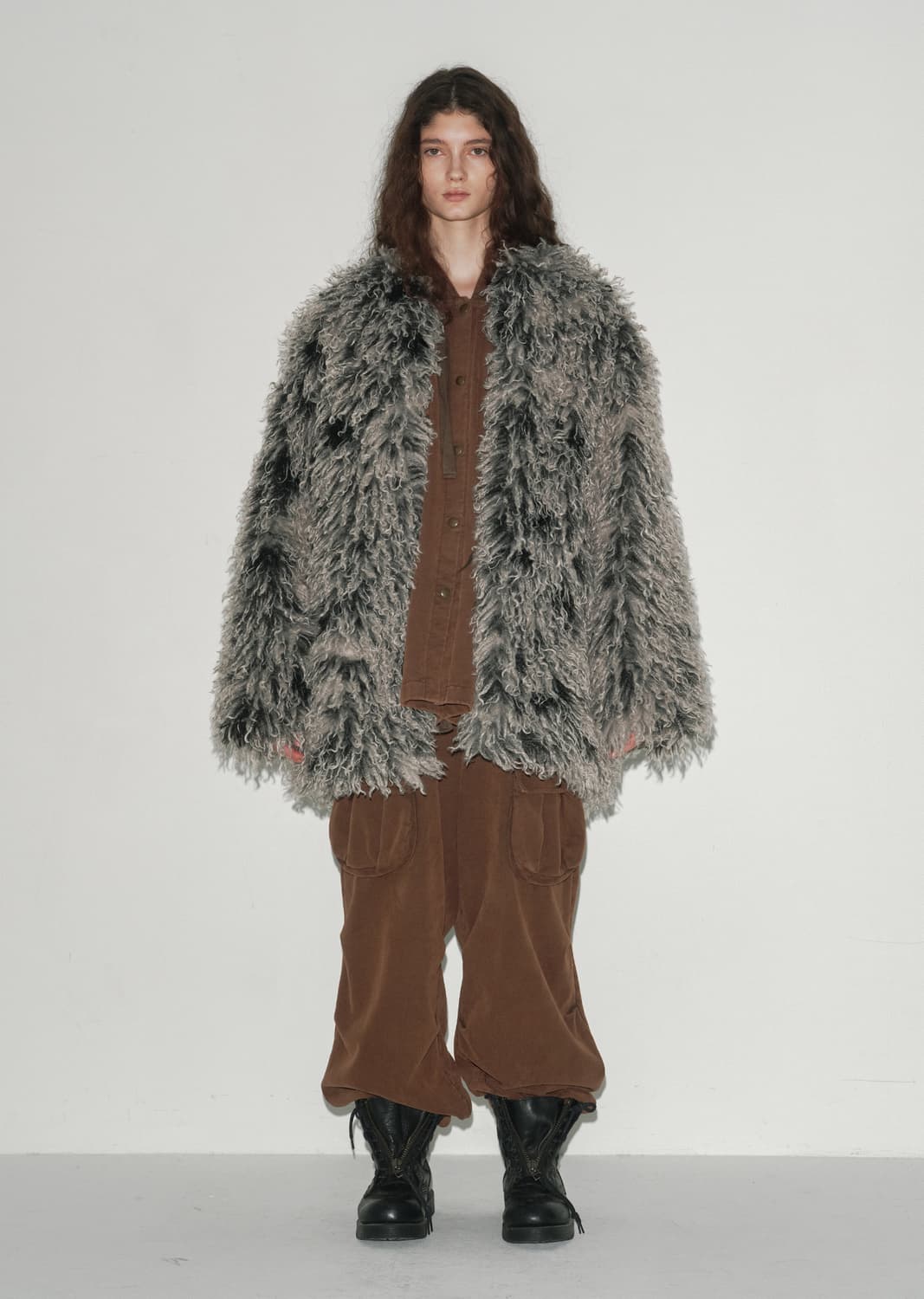 SEO CURLY FAUX FUR COAT 상품이미지2