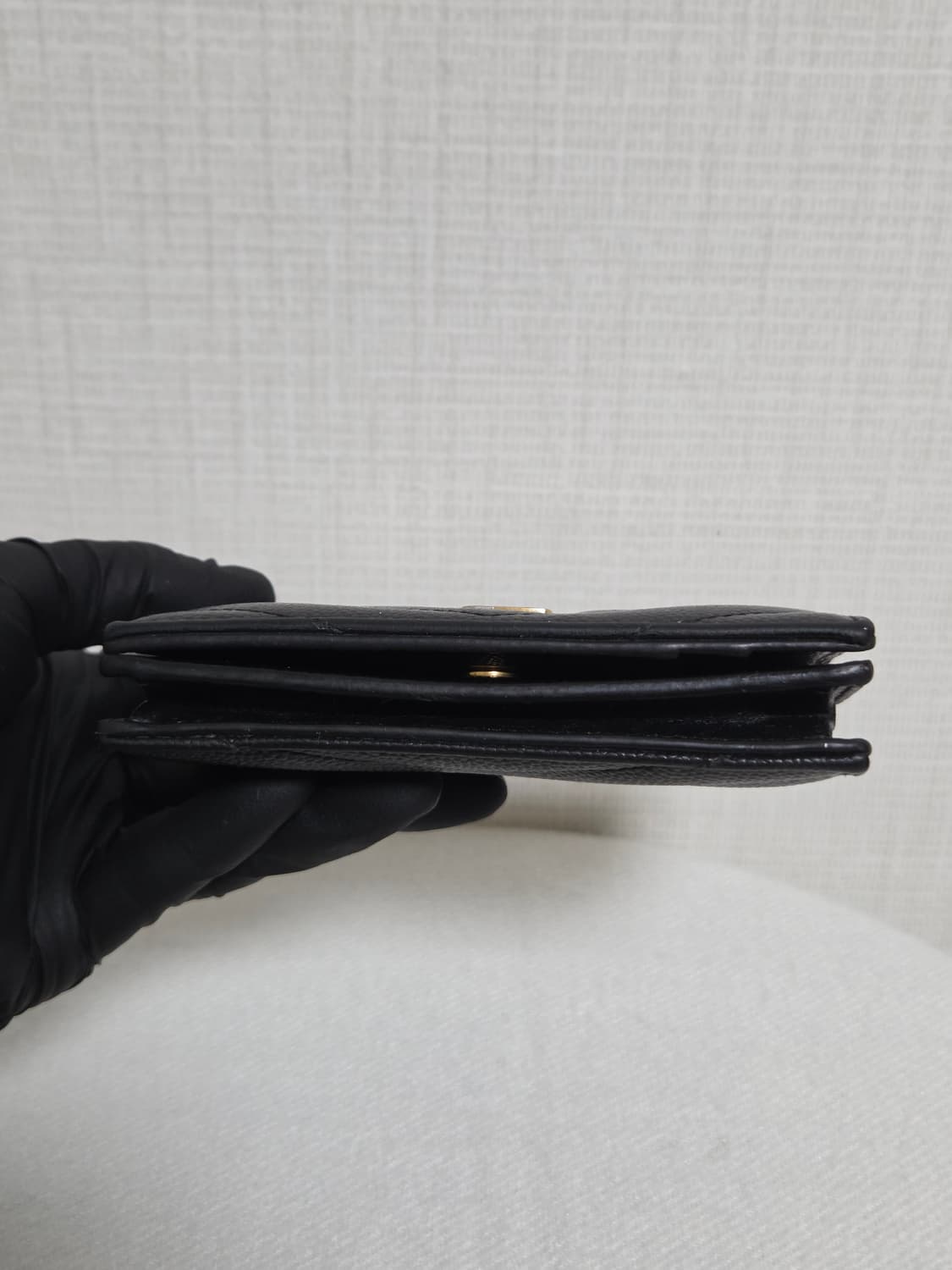 [생로랑] 카산드라 마틀라세 카드지갑(블랙) 상품이미지7