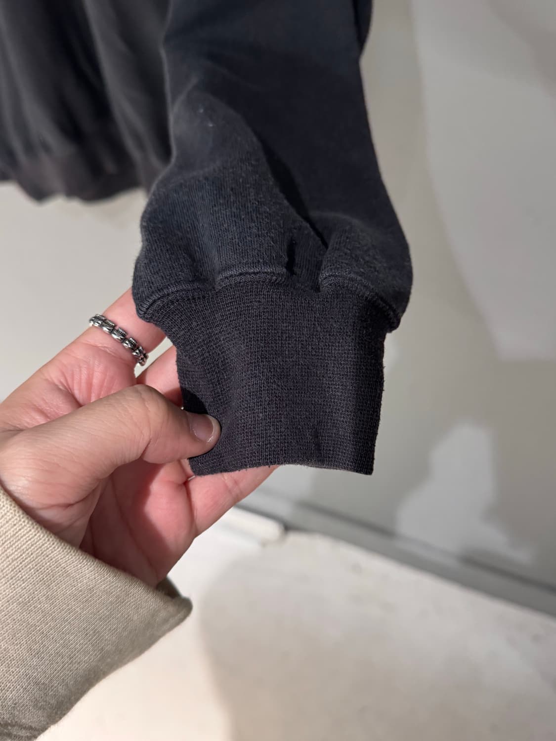 00s 할리데이비슨 스펠아웃 블랙 스웻셔츠  상품이미지6