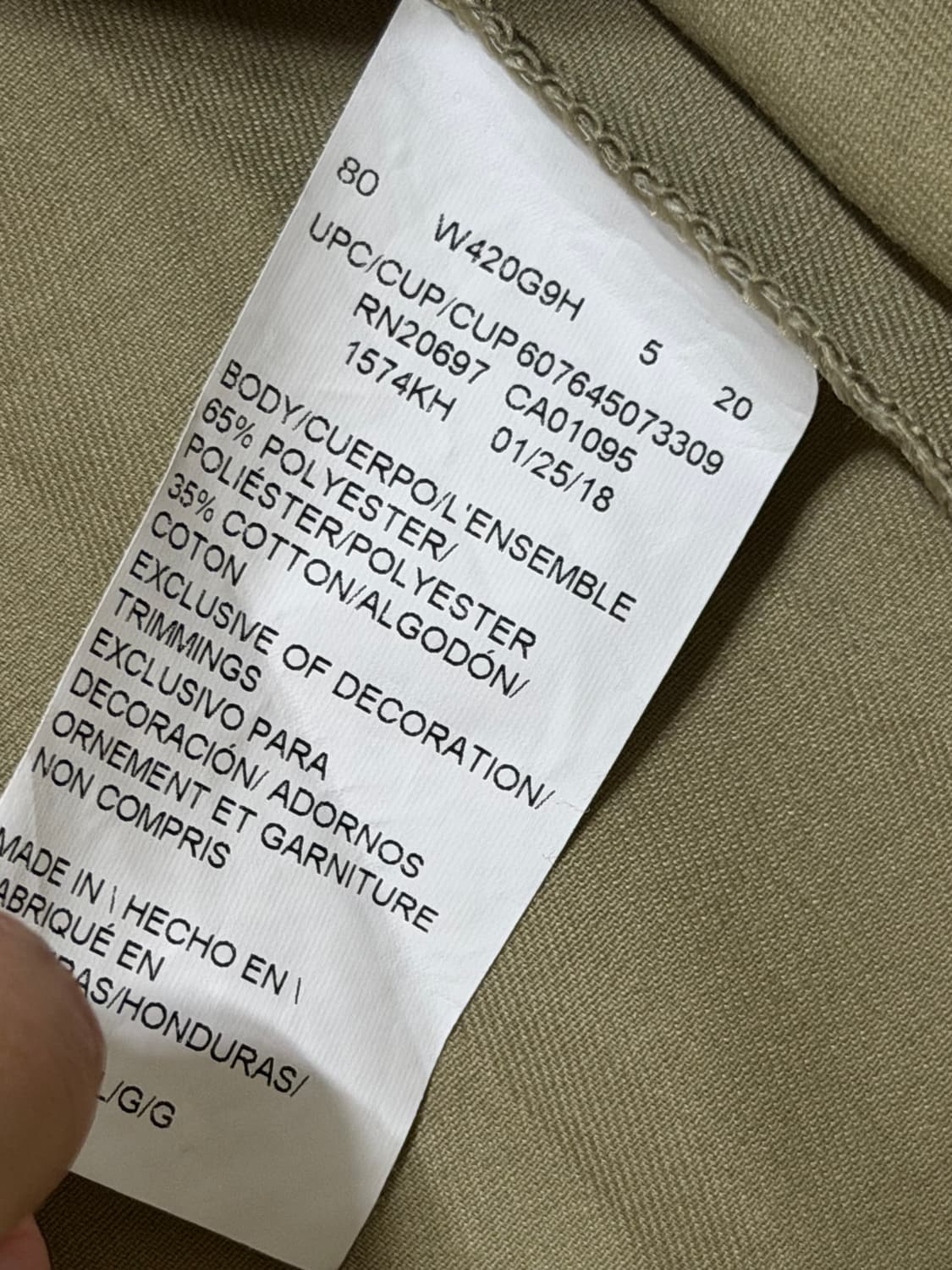 디키즈 x 아웃도어 코튼 셔츠 상품이미지6