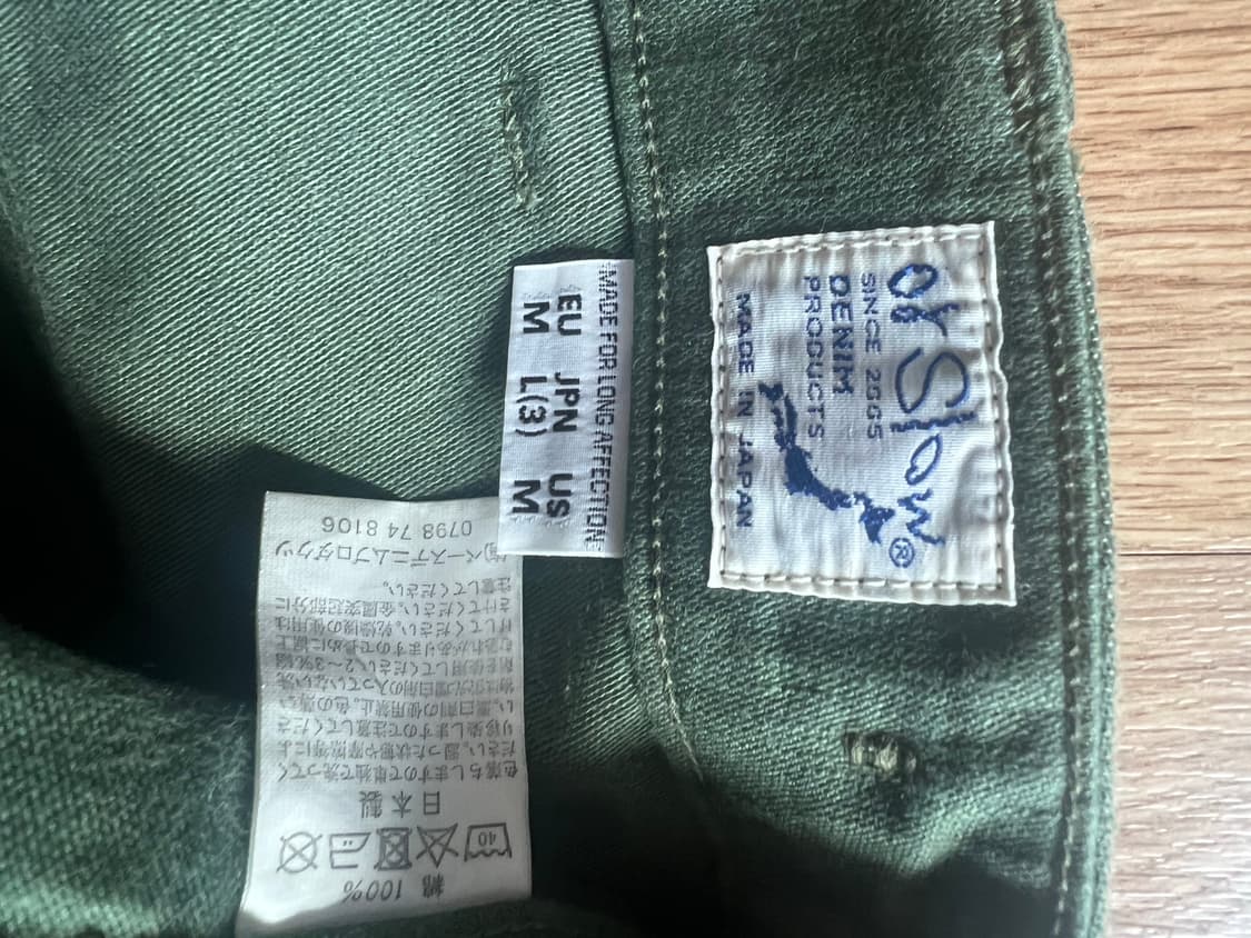 오어슬로우 퍼티그 팬츠 레귤러핏 3사이즈 팝니다 상품이미지3