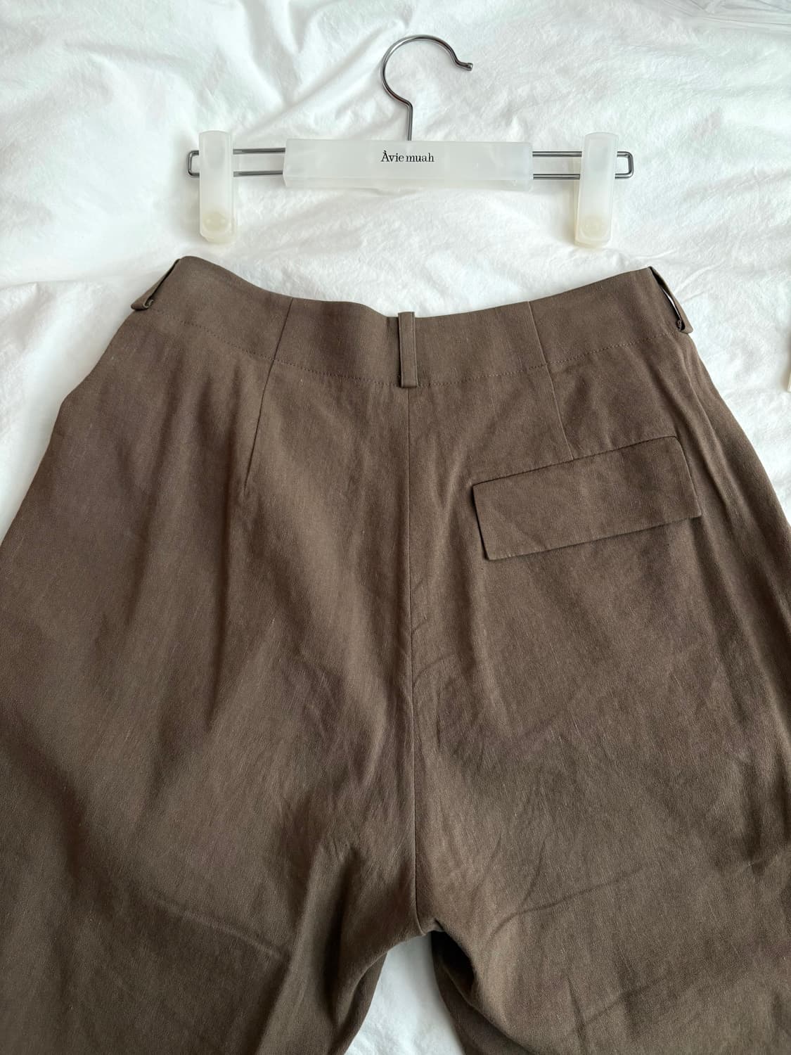 아비에무아 린넨 트라우저 애쉬브라운 상품이미지6