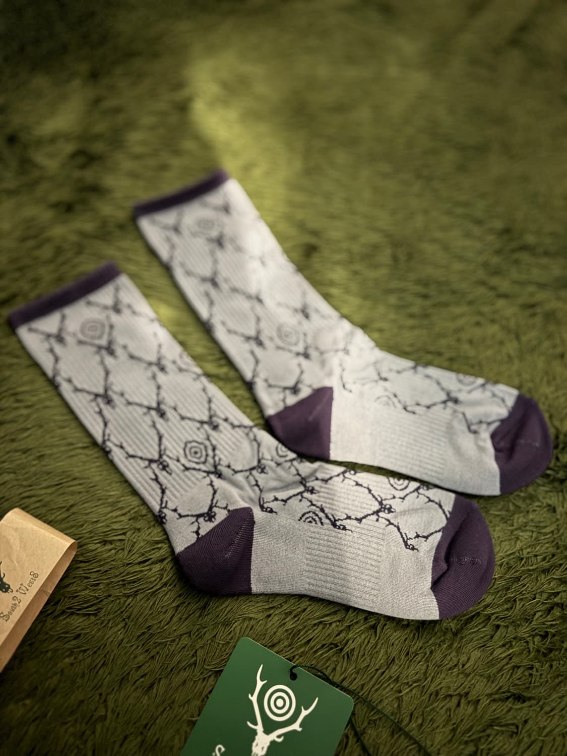 [230-250] South2 west8 남이서팔 자카드 삭스 양말 상품이미지3