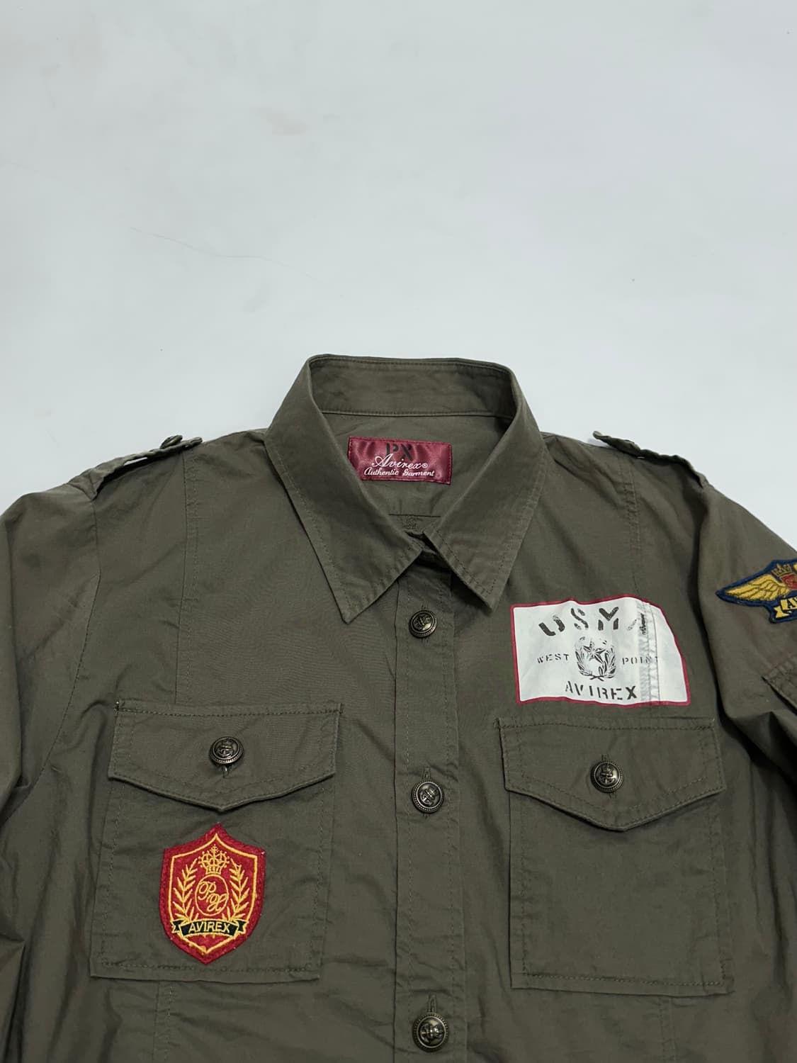 아비렉스 avirex 와펜 밀리터리 셔츠 상품이미지3