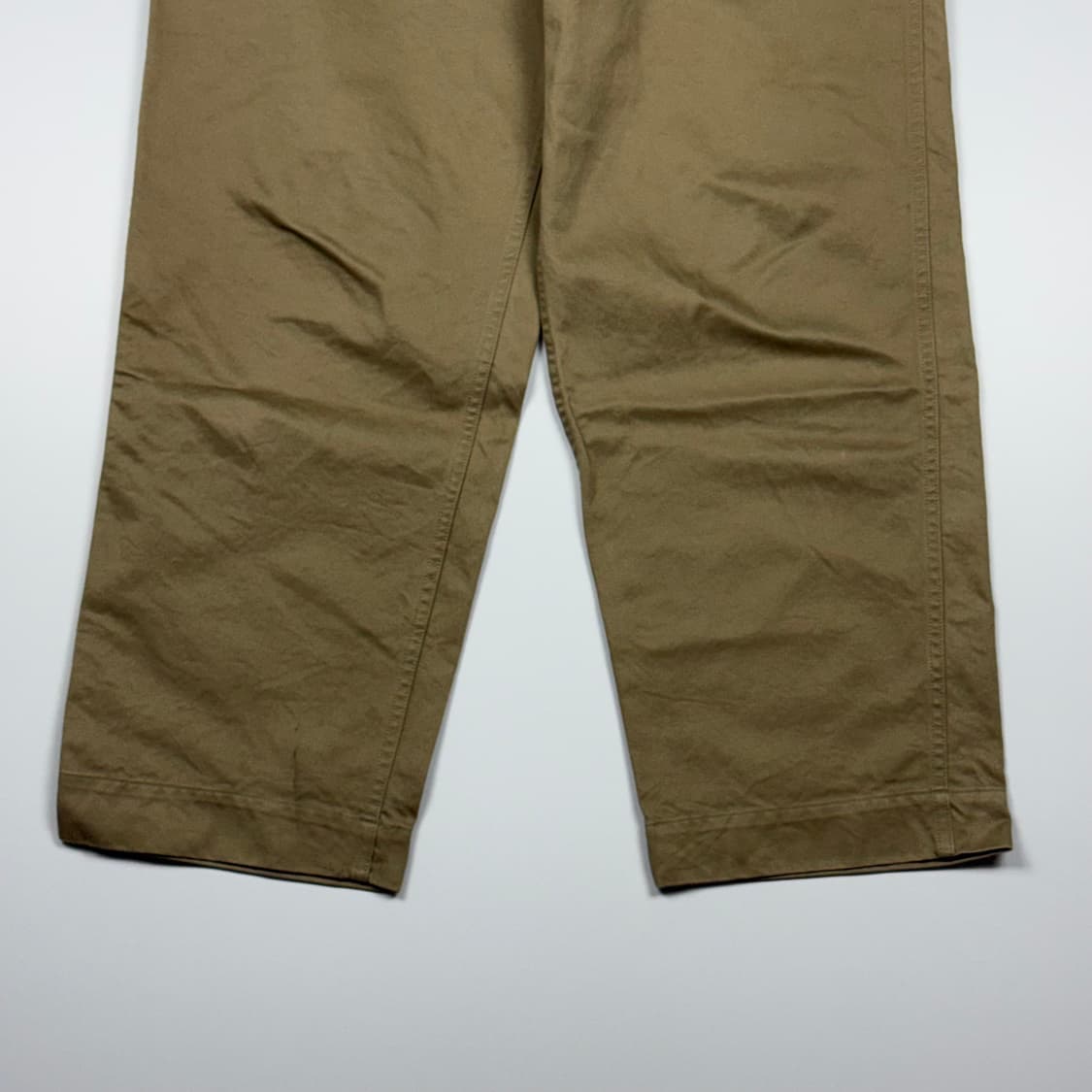 (33) 캡틴선샤인 코튼 S.F 트라우저 카키 상품이미지4