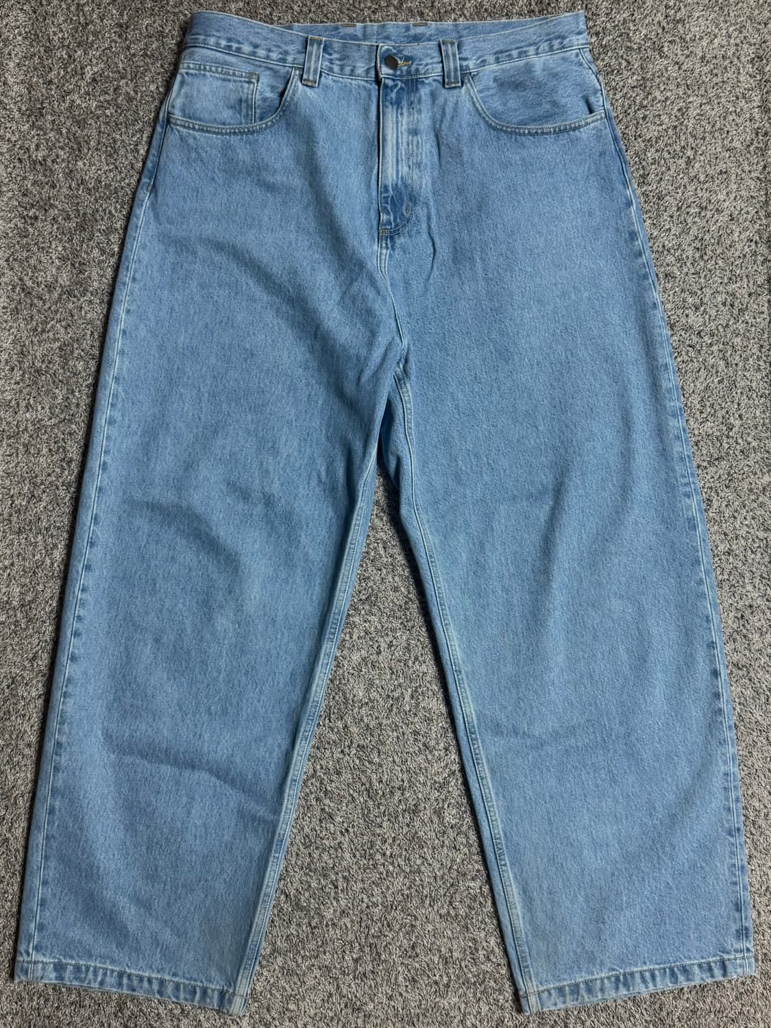 칼하트 윕 브랜든 팬츠 블루 스톤 블리치드 상품이미지1