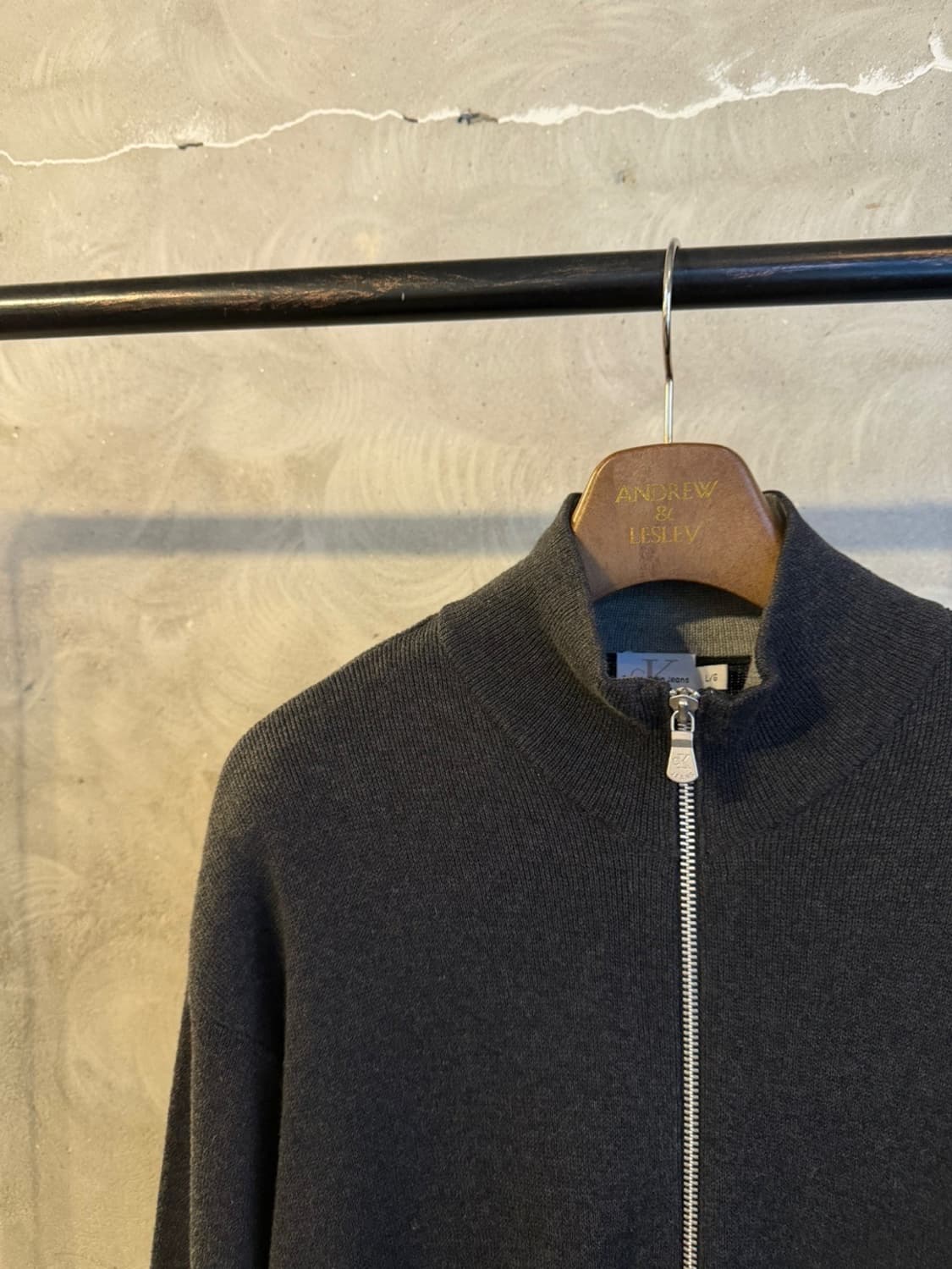 캘빈클라인 짚업 가디건 100~103 상품이미지4