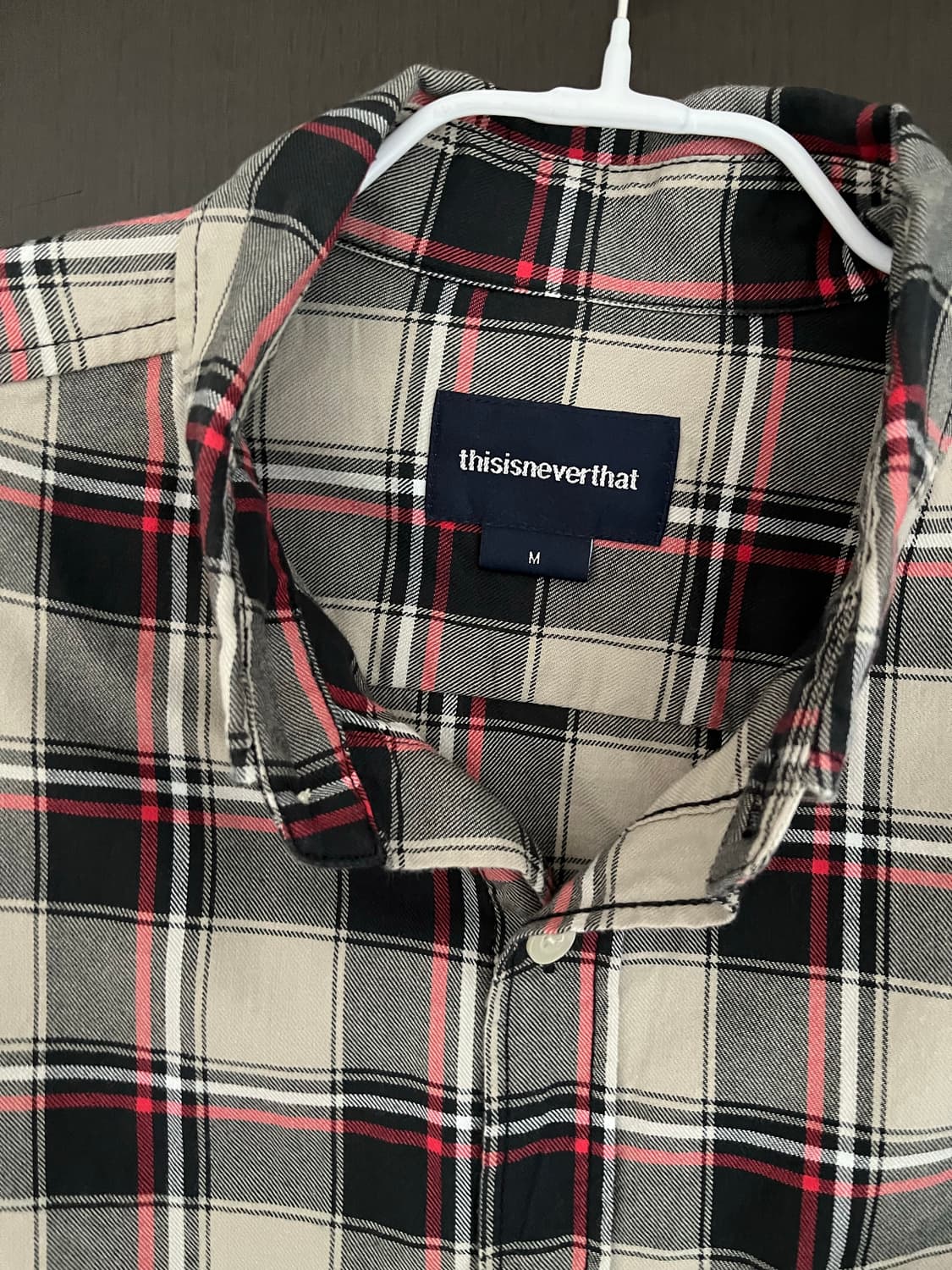 디스이즈네버뎃 체크 셔츠 M 상품이미지4