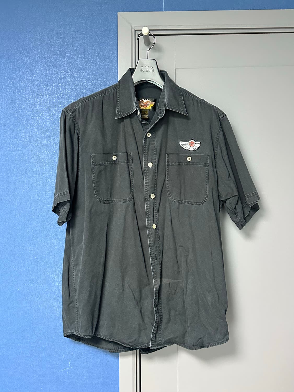 할리데이비슨 빈티지 셔츠 L 상품이미지1