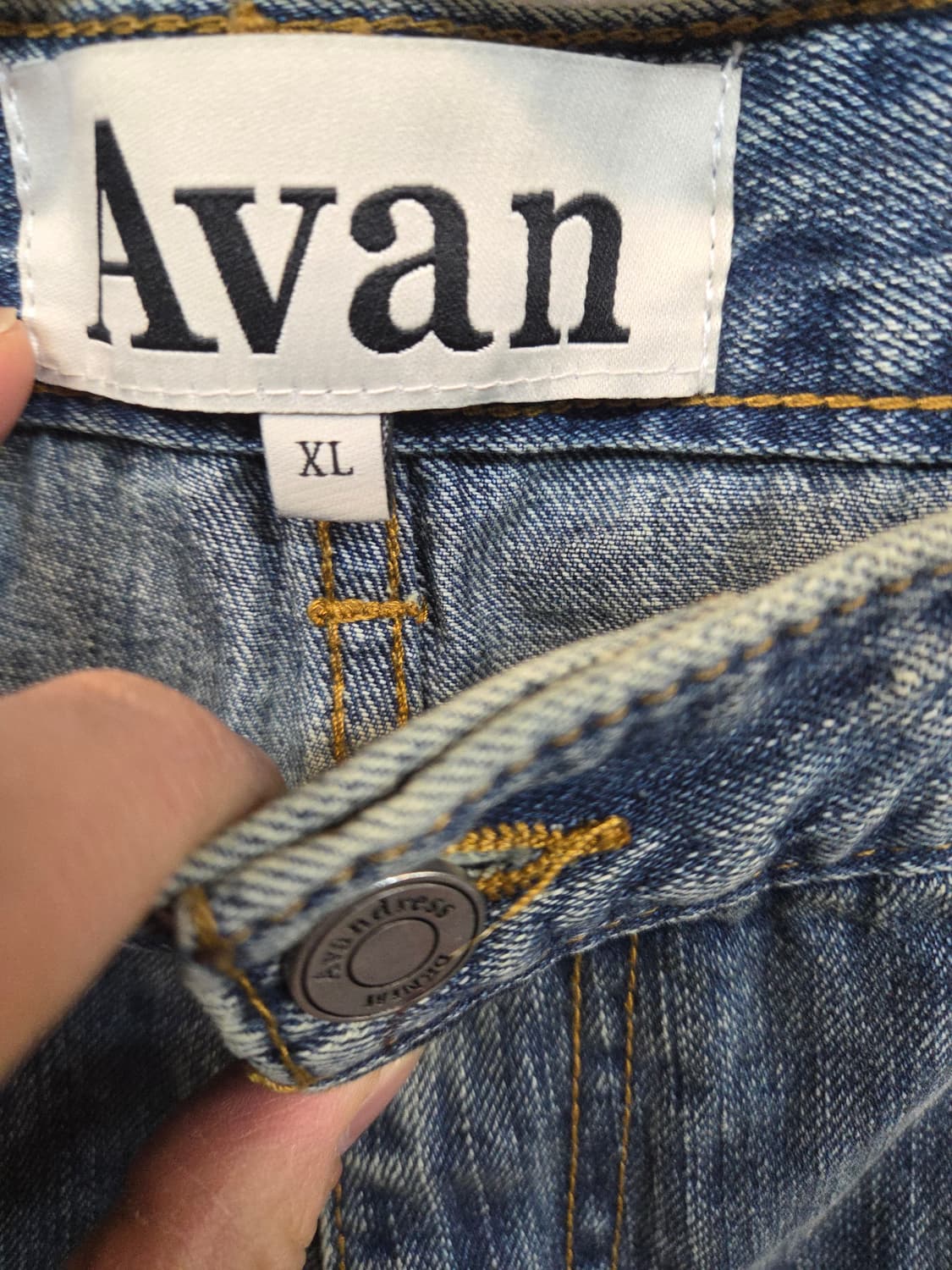 어반드레스 여성 슈퍼 와이드 벌룬핏 데님팬츠 xl 상품이미지3