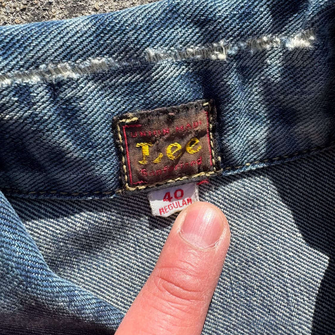 [L] Lee 44모델 101j 1세대 데님 자켓 상품이미지6