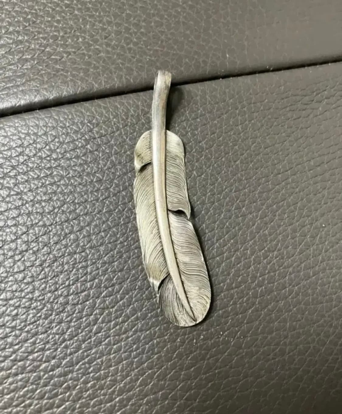 네이티브 아메리칸 실버 깃털 페더 펜던트 상품이미지1