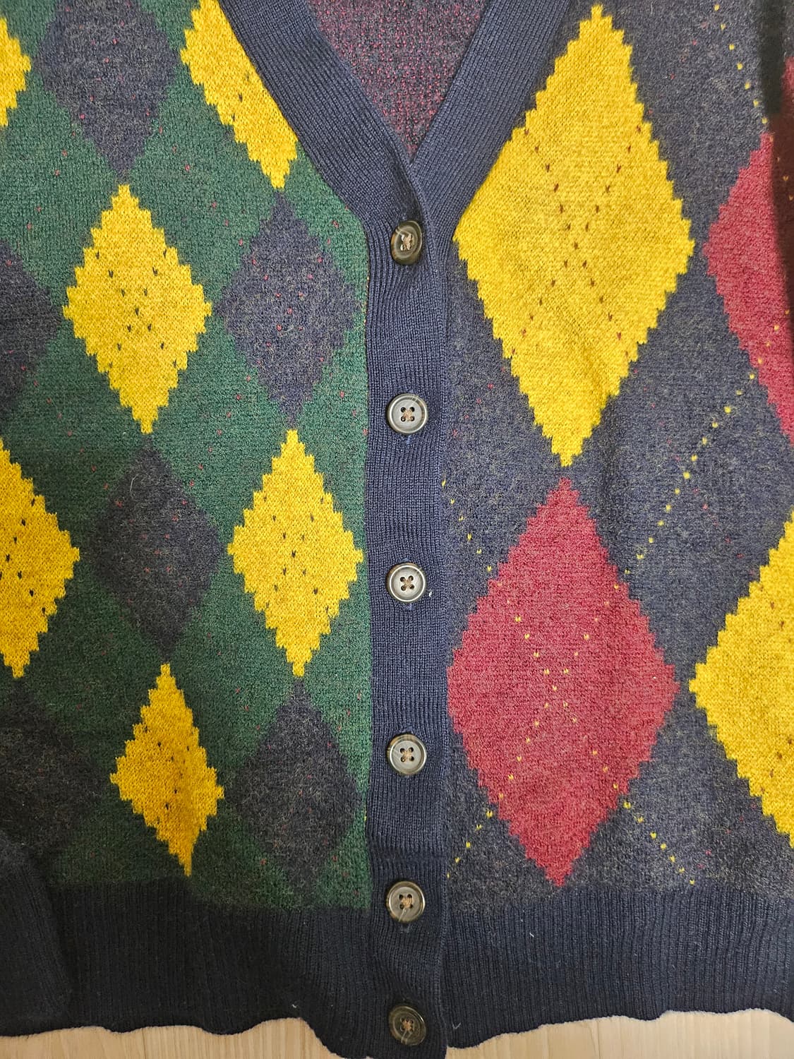 랄프로렌 아가일 패턴 가디건 키즈 상품이미지4