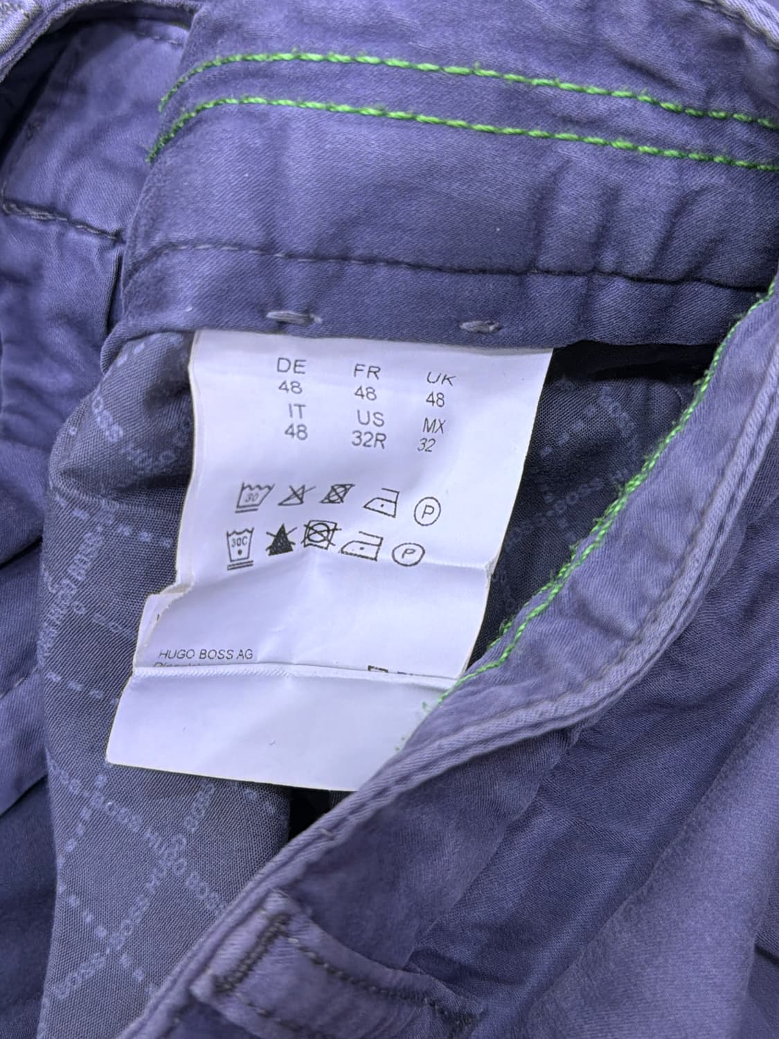 보스 절개라인 치노팬츠 그레이 32 상품이미지9