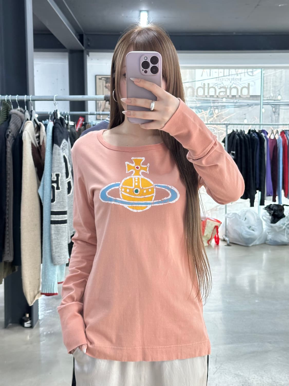 비비안웨스트우드 타임머신 ORB 롱슬리브  상품이미지1