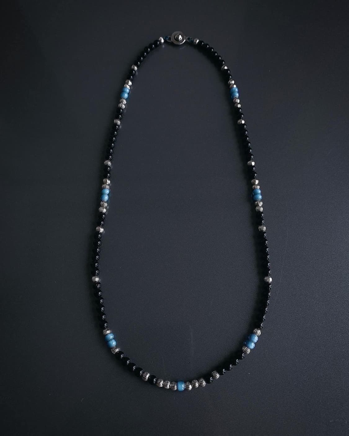 RA OBJECT BLUE BEADS NECKLACE 상품이미지1