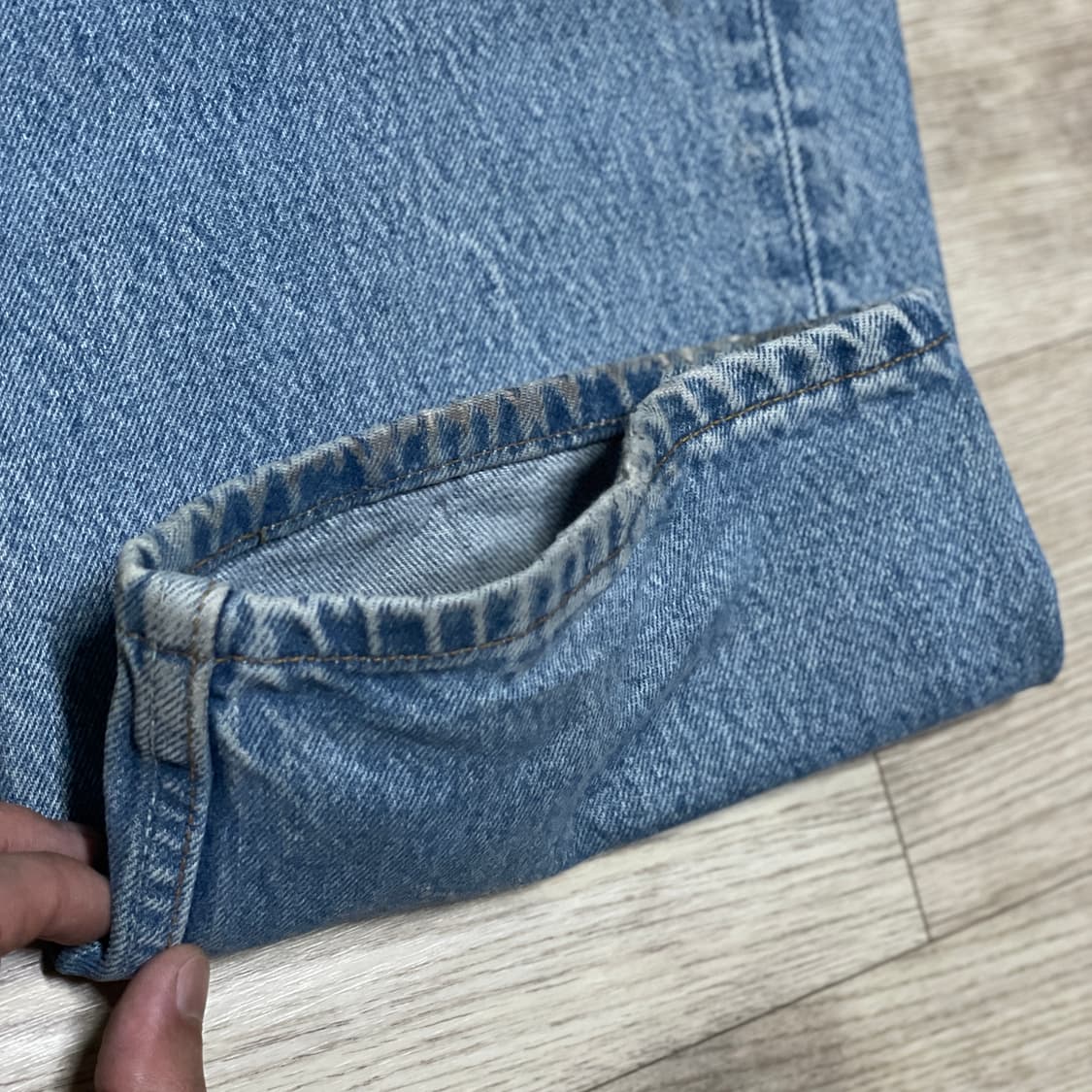 리바이스 501 연청 38x32 상품이미지4