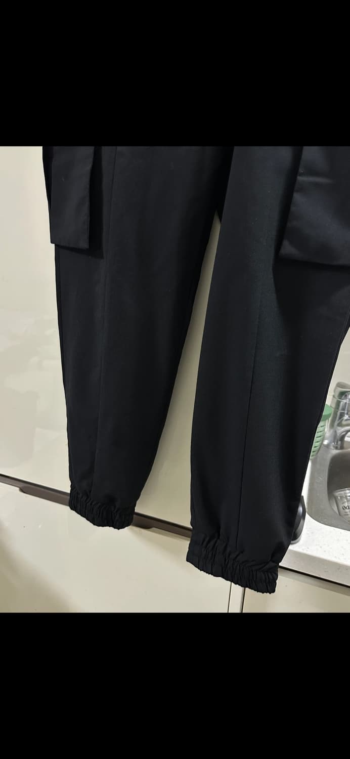 준지 블랙 카고 바지 50사이즈 상품이미지2