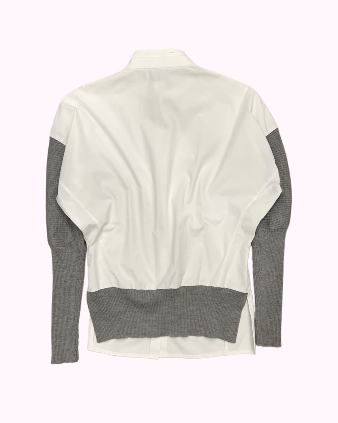 KUHO wool knit mixed blouse 상품이미지5