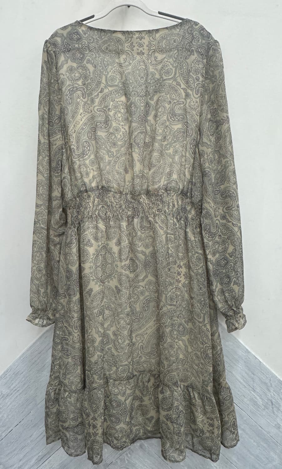 🍀하구미의 페이즐 야상 히피 코디세트🍀 그런지 레이어드 원피스 아우터 상품이미지5