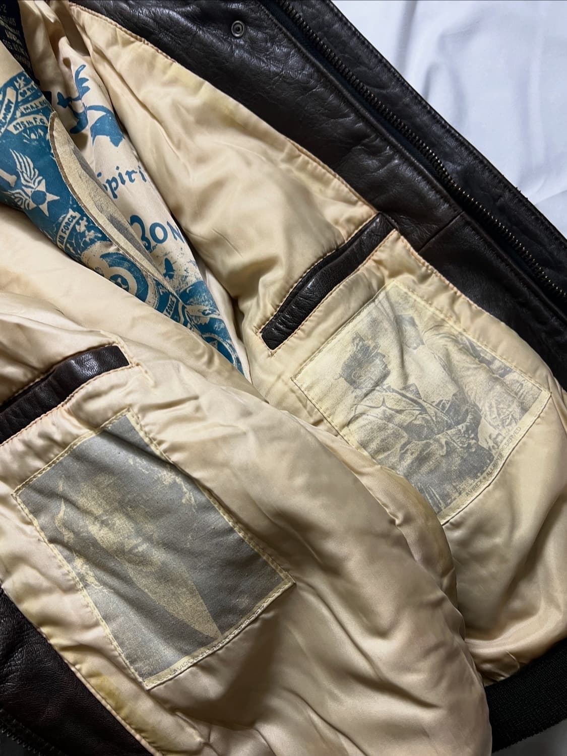 아비렉스 A-2 가죽 자켓 상품이미지7