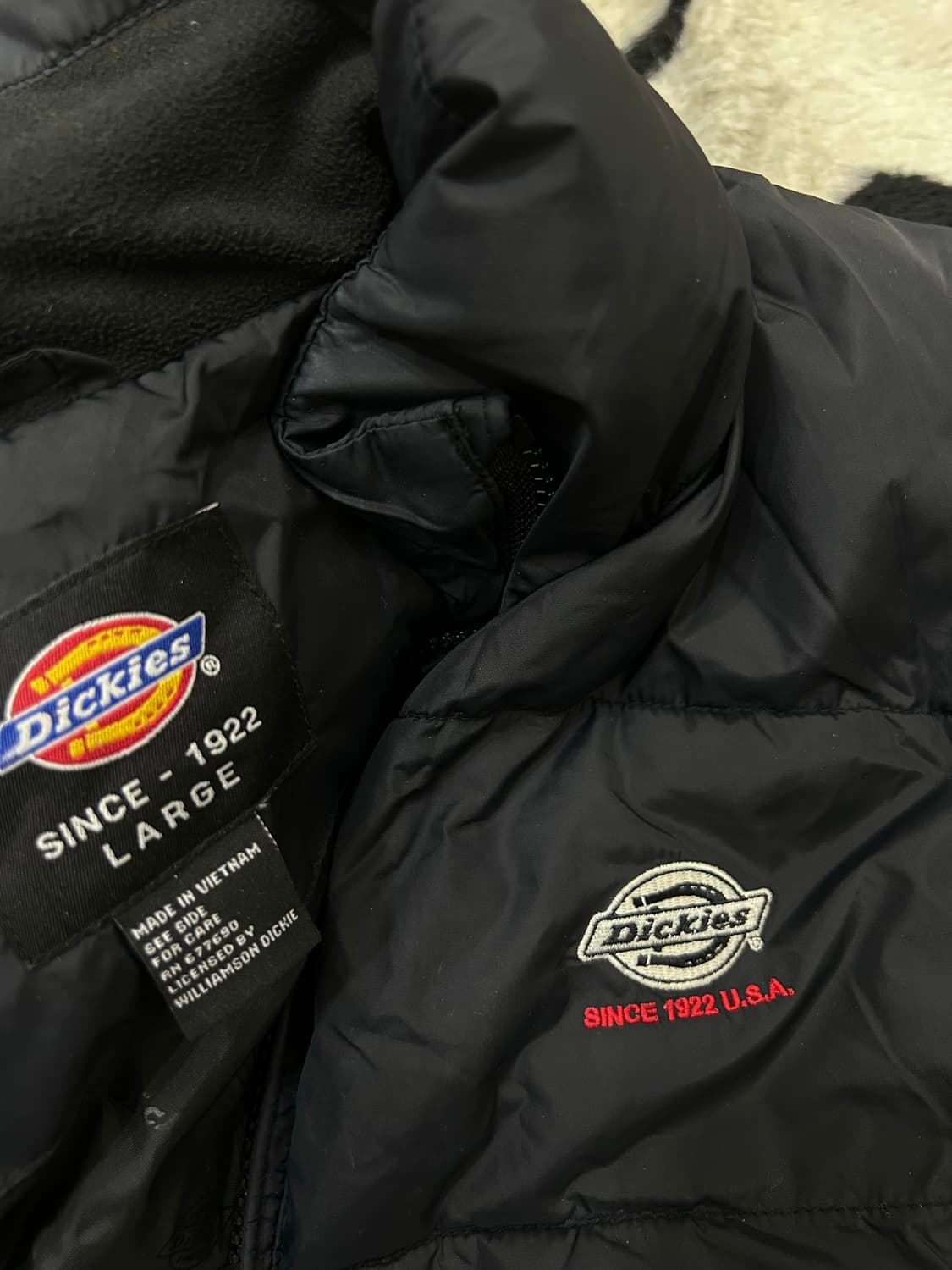 [L]디키즈 경량 패딩 자켓/블랙 상품이미지5