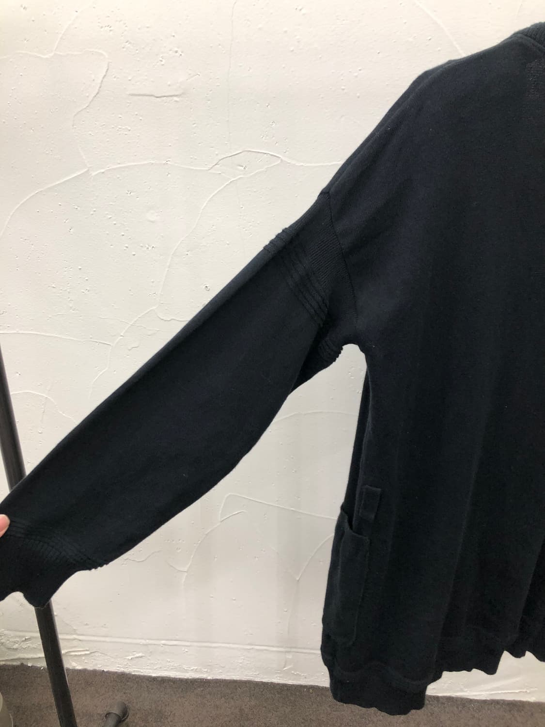 yashiki 니트 가디건 블랙 상품이미지6