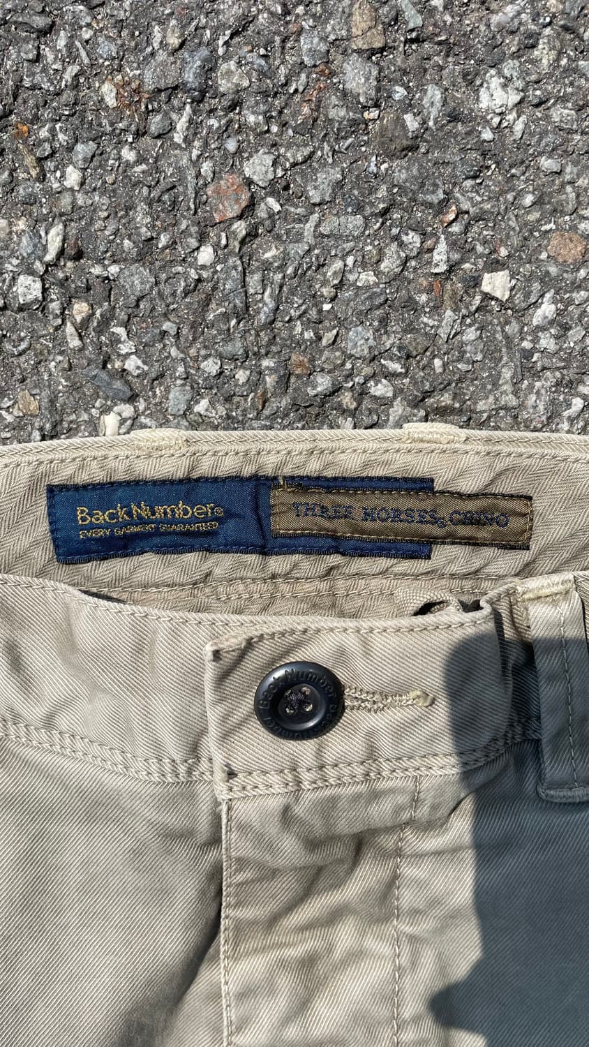 BACK NUMBER 빈티지코튼치노팬츠(DEADSTOCK) 상품이미지4