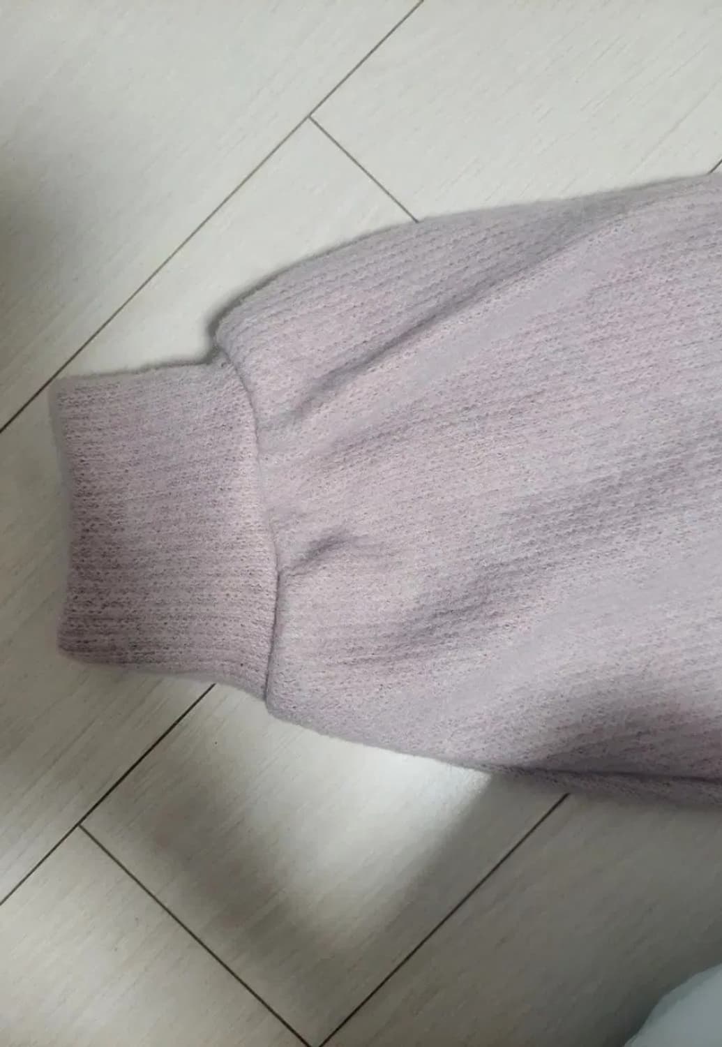 급처새상품!바닐라비 라벤더 어깨셔링니트티셔츠 리즈리사st레니본st샤틴st 상품이미지6