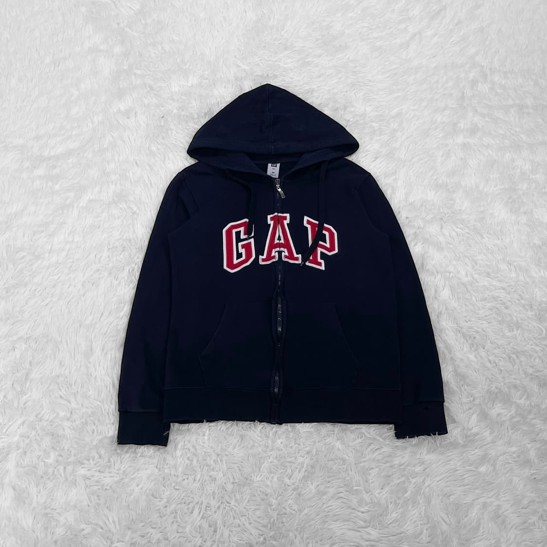 갭 GAP 빅 로고 후드집업 네이비 상품이미지2