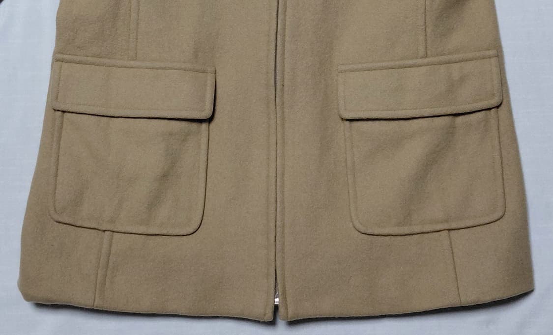 [울 90%] COMME CA ISM(콤사 이즘) 니트 칼라 울 코트 상품이미지3