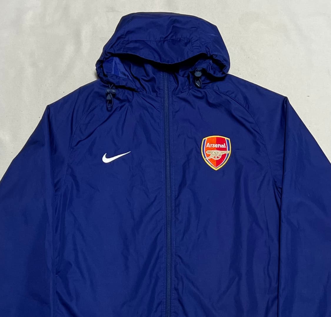 L 나이키 아스날 스톰핏 네이비 후드 바람막이 상품이미지1
