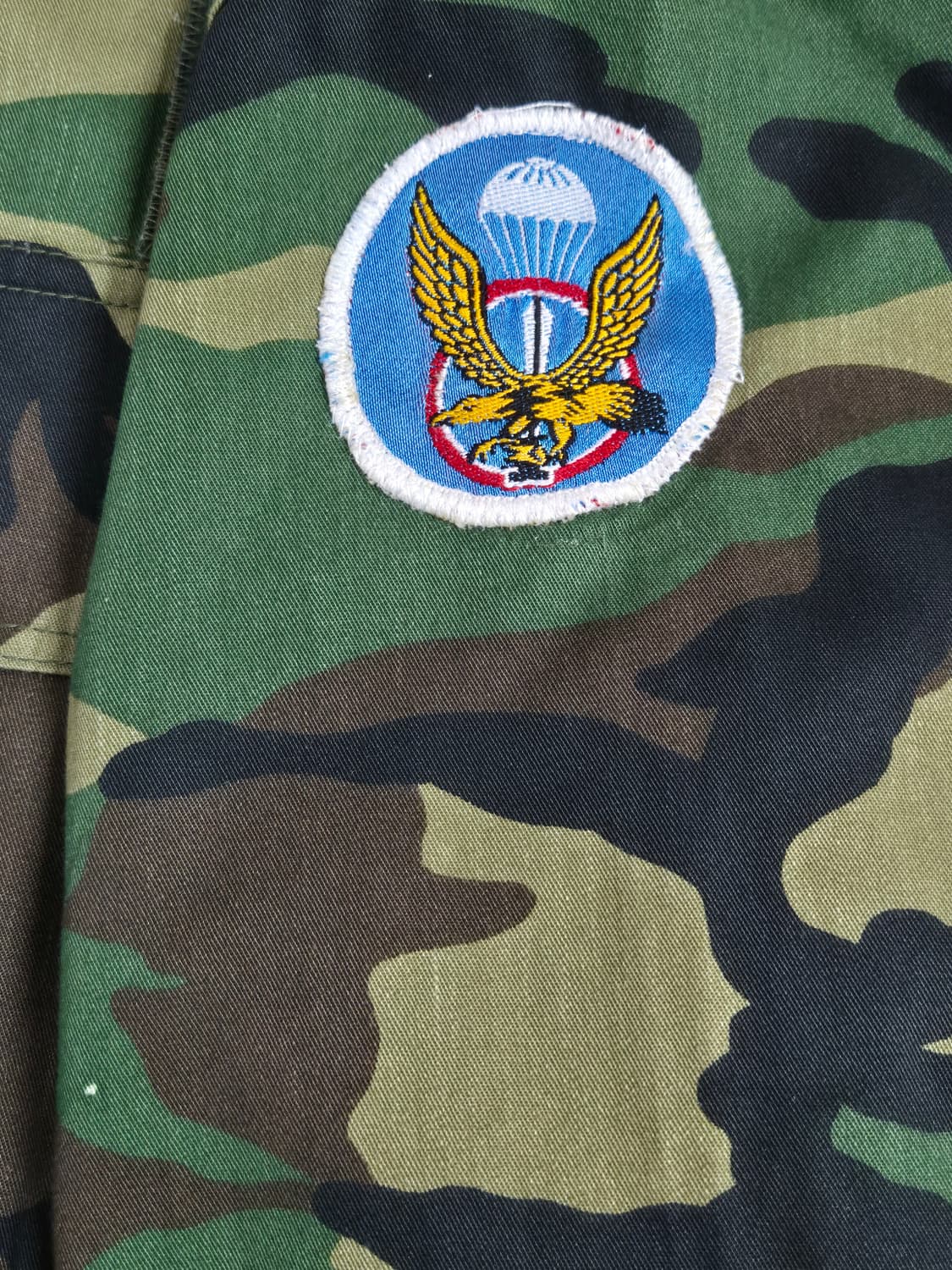 육군 구형 7공수특전여단 보병 대위 초기형 동계 전투복 상의 (XL) 상품이미지8