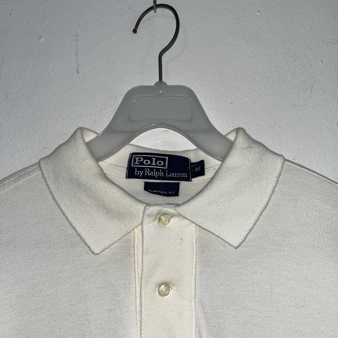 Polo white big pony collar t-shirt 상품이미지6