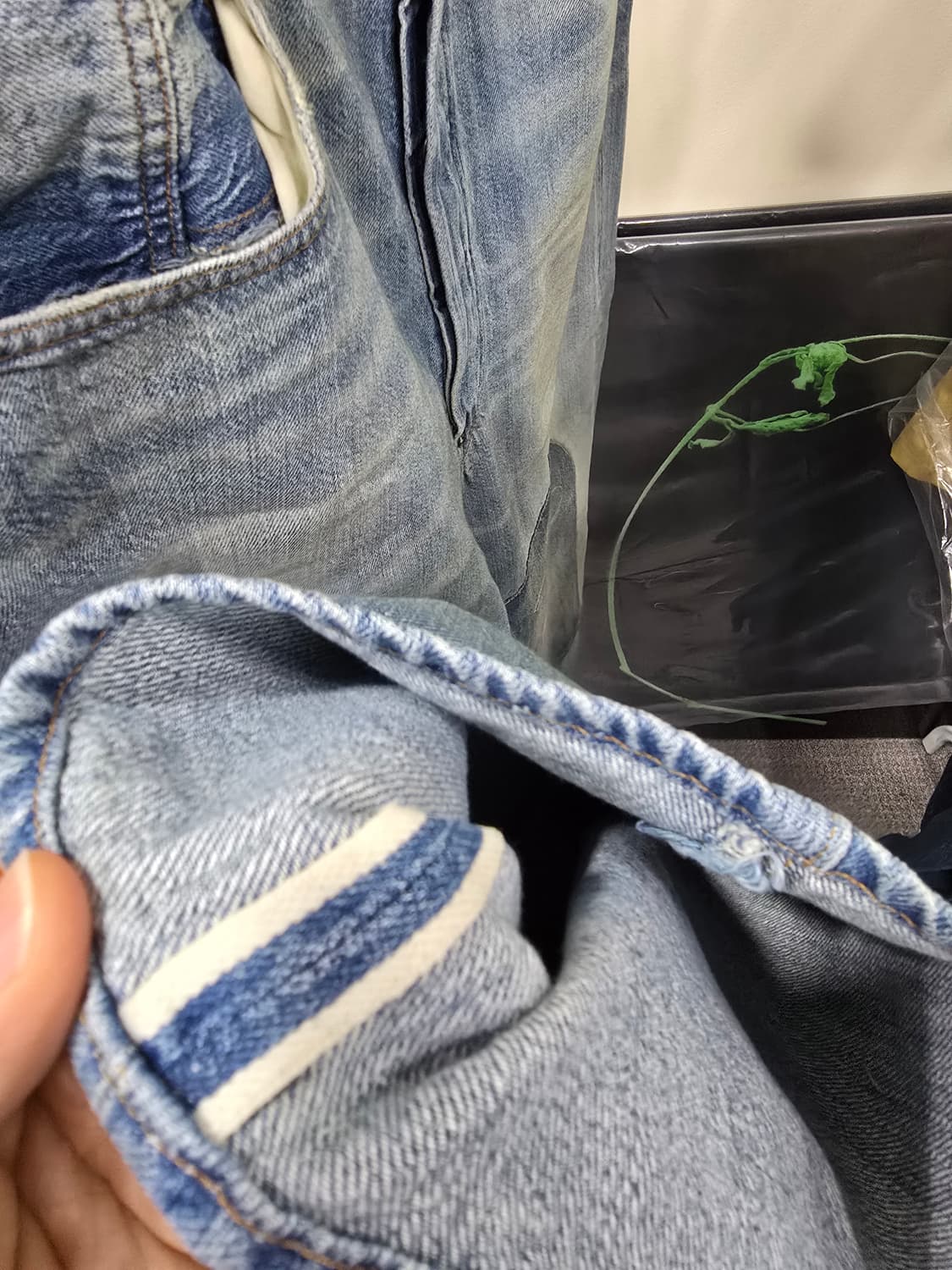 데드스탁 새상품 LVC 1890 501 홈런진 34사이즈 상품이미지6