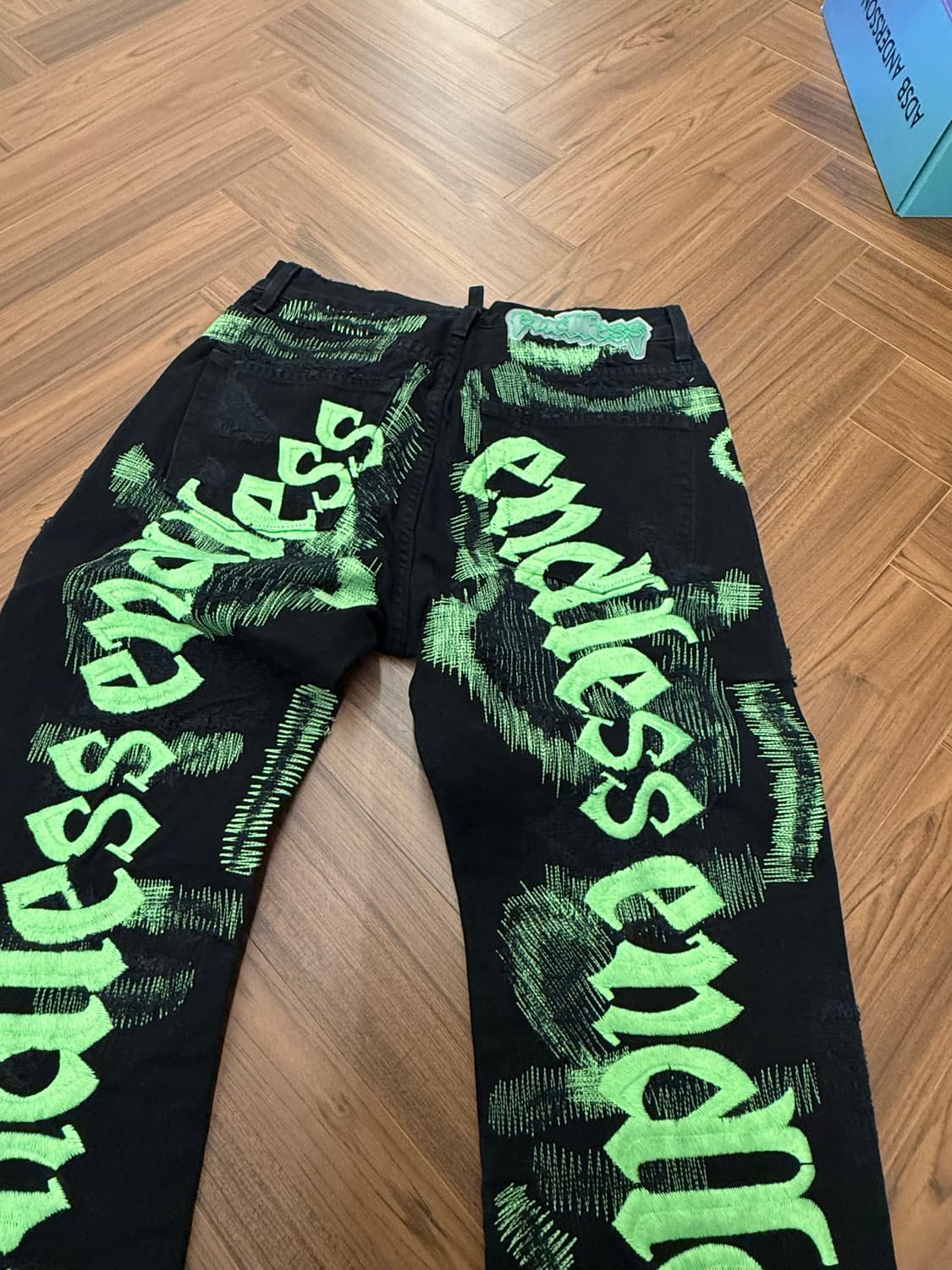 Endless 엔드리스 데님 팬츠 블랙  상품이미지2