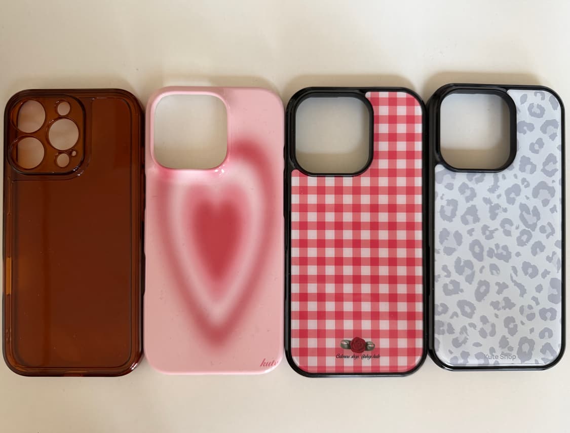아이폰16프로 케이스 4종 모음 상품이미지1